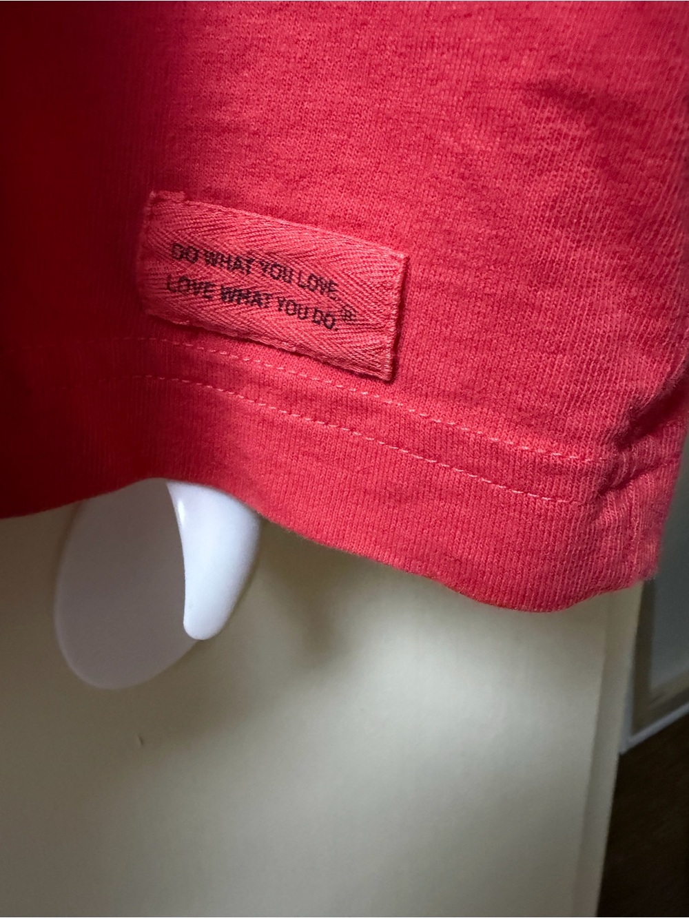 Life Is Good Red Graphic Tee with Dark Print - Picture 5 of 5